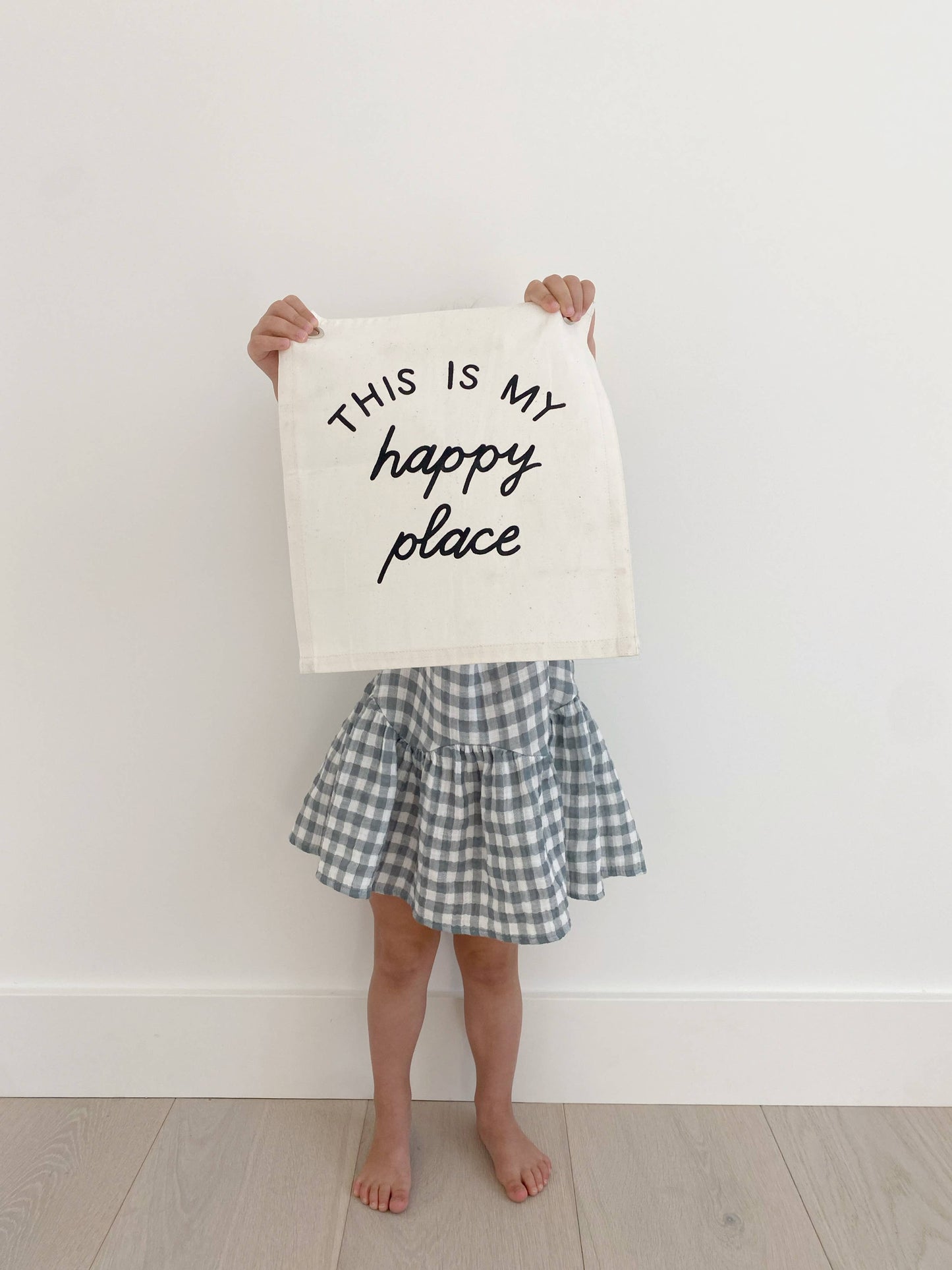 Happy Place Canvas Banner