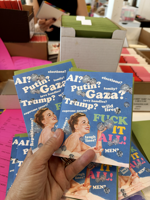 Political greeting card