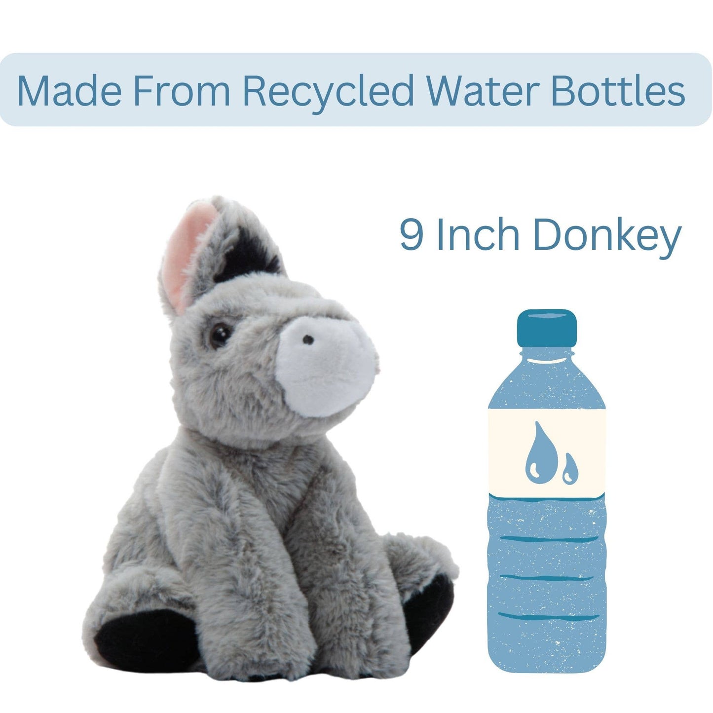 Wild Onez Donkey Small 9" (20cm) Farm/Barnyard Animal