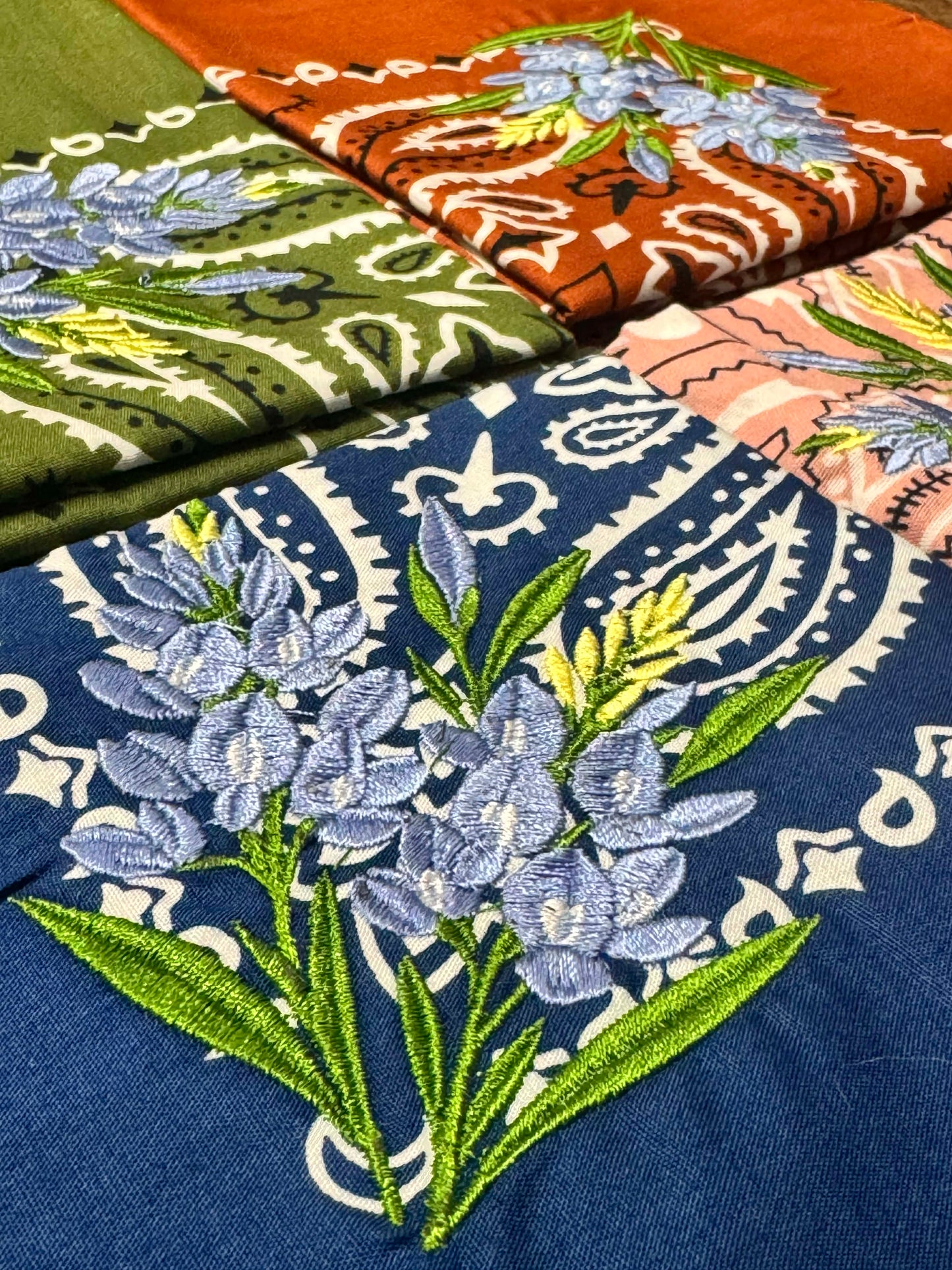 Embroidered Bandana