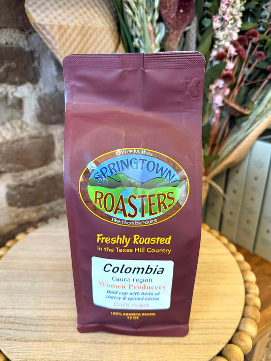 Columbia Dark Roast Coffee Beans