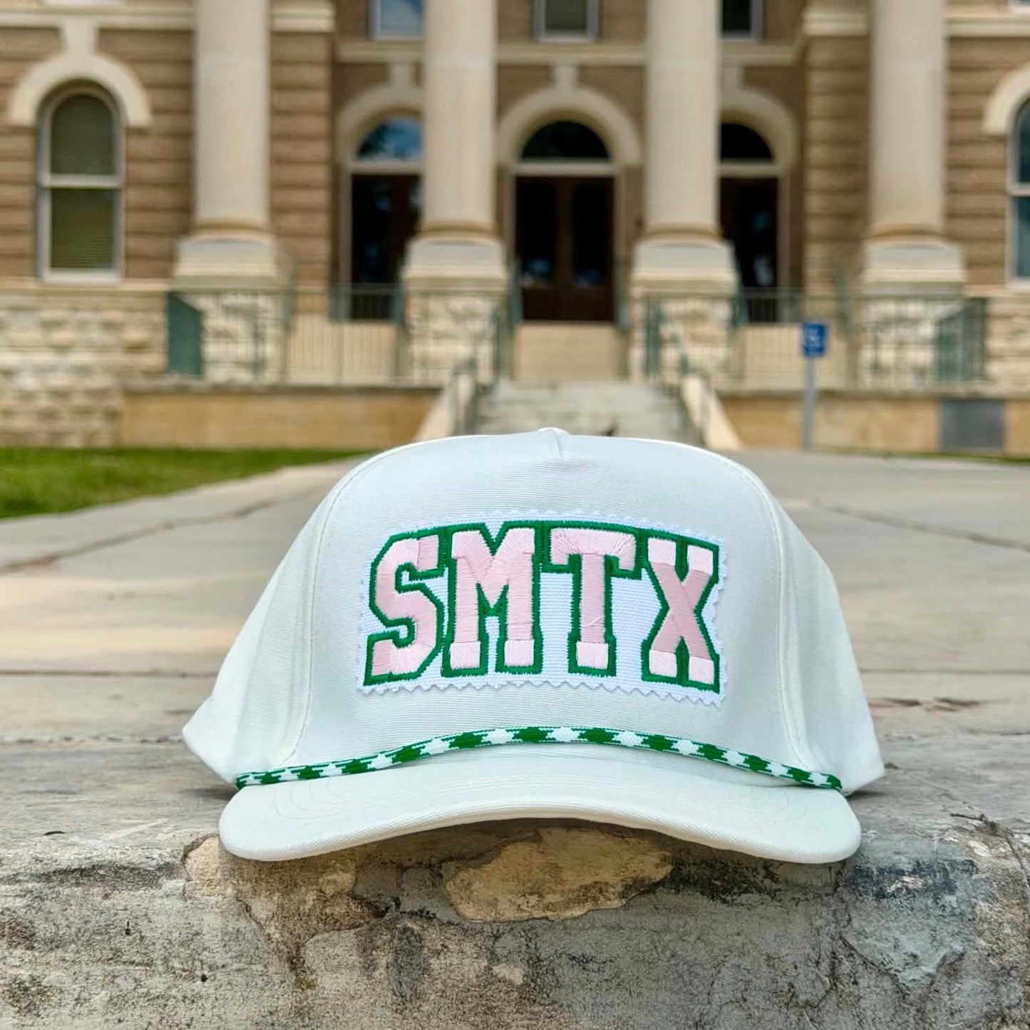 SMTX Pink/Green Rope hat