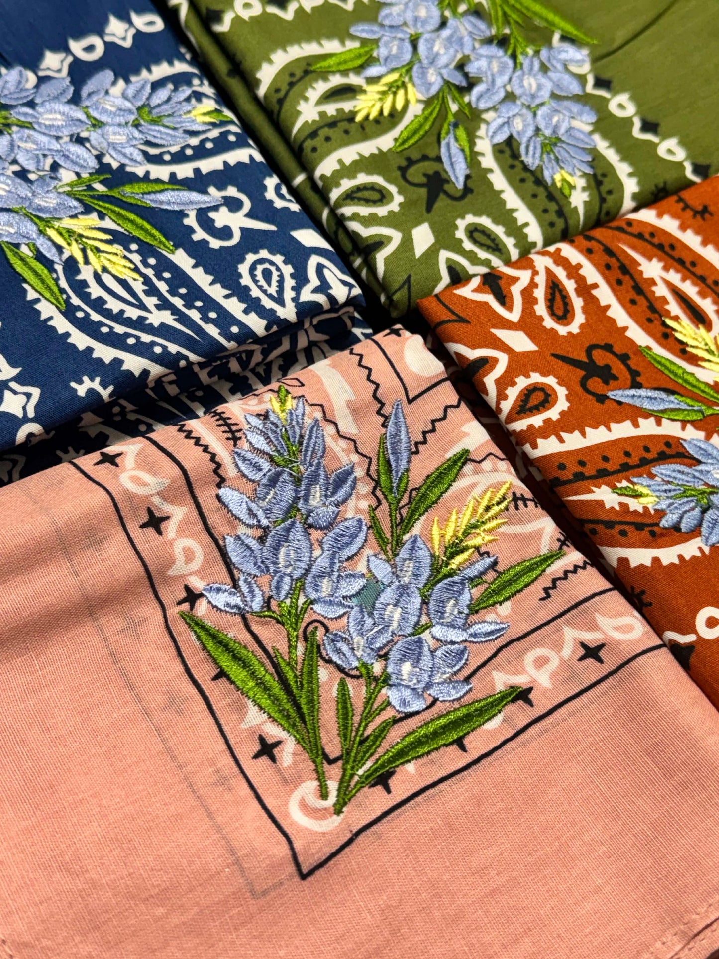 Embroidered Bandana