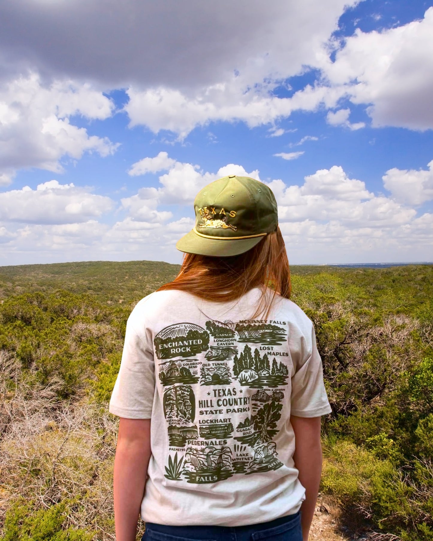 Hill Country State Parks tee - Tan