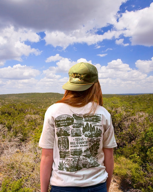 Hill Country State Parks tee - Tan