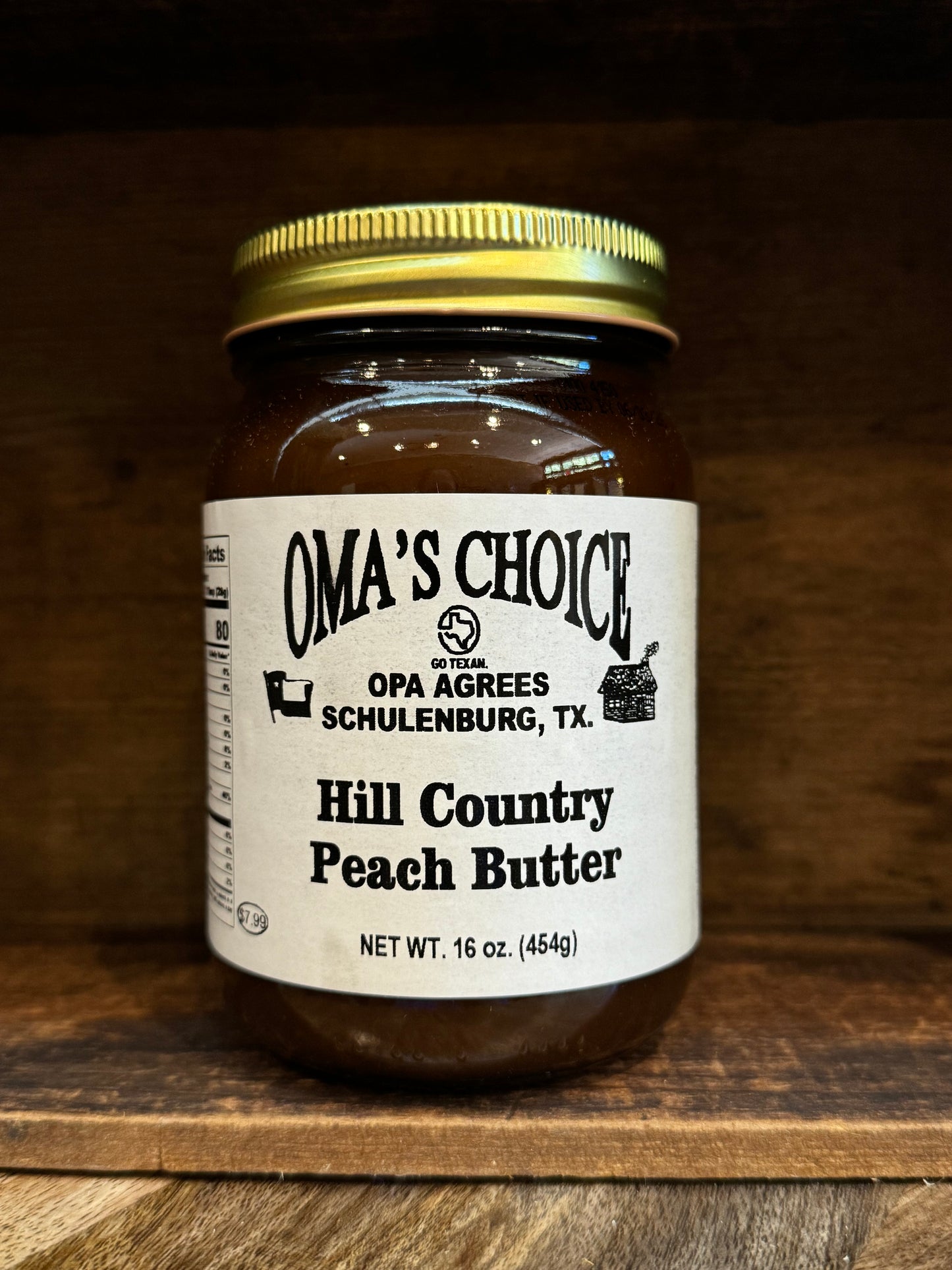 Hill Country Peach Butter 16 oz