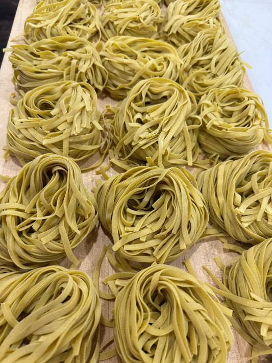 Lemon Pepper Tagliatelle - Madd Pasta