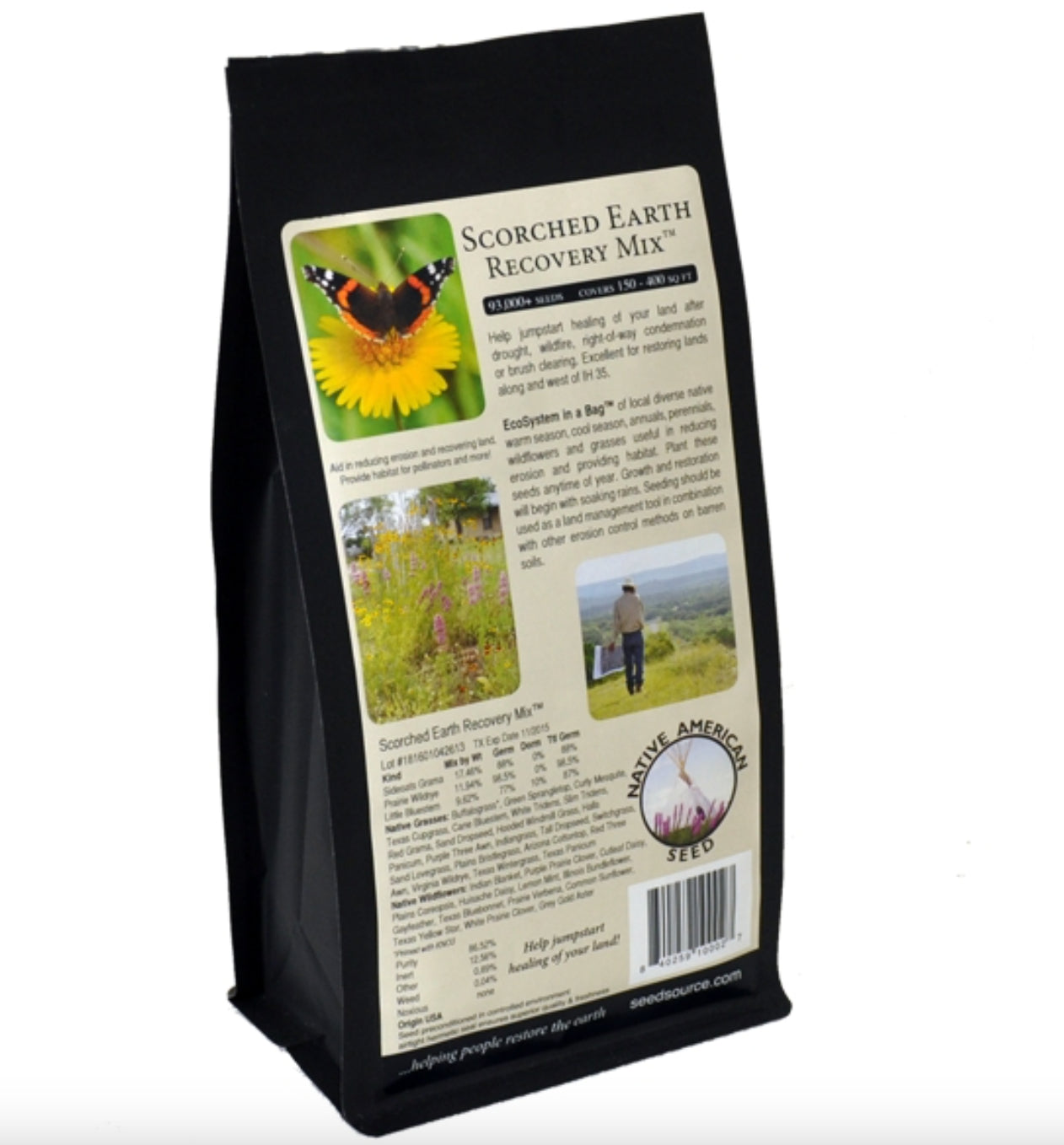 Scorched Earth Recovery Seed Bag 4 oz bag