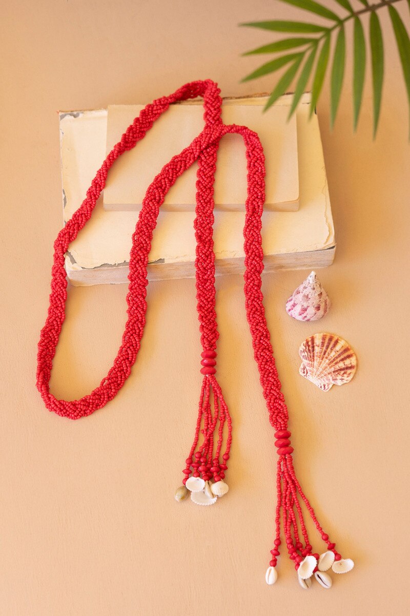 Seeded-Bead Belt