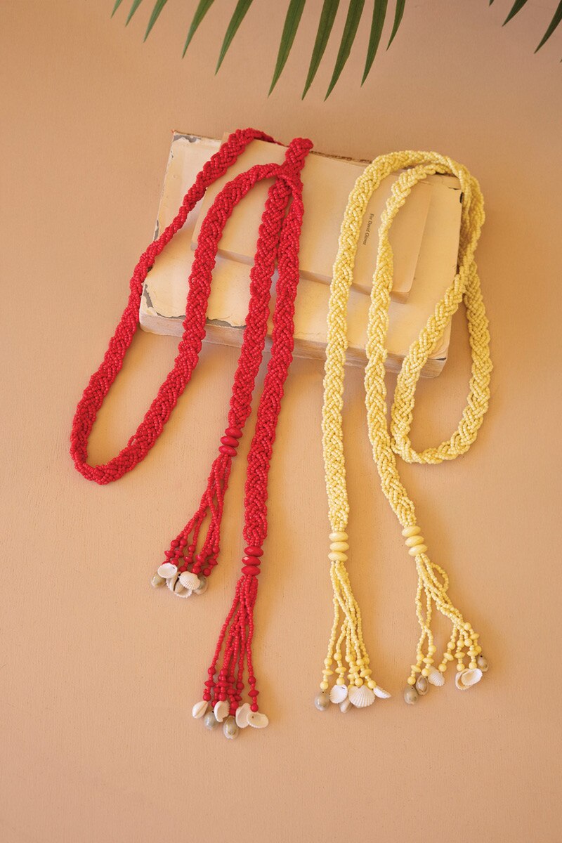 Seeded-Bead Belt