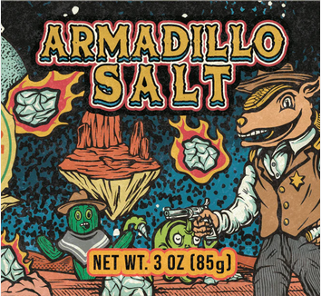 Armadillo Salt 3 oz shaker