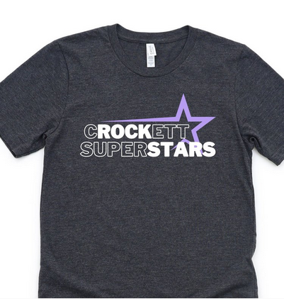 Crockett Superstars Tee (new logo)