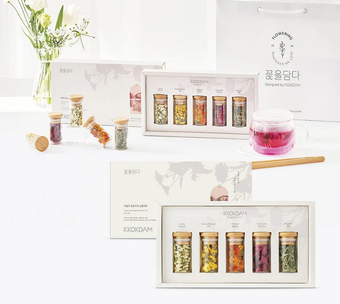 Lovely Blossom Flower Tea Gift Set