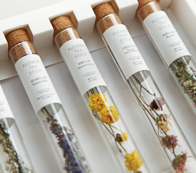 Assorted Flower Teasticks
