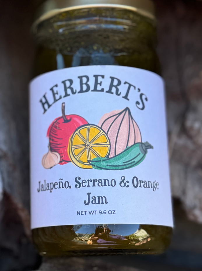 Jalapeño, Serrano & Orange Jam 9.6 oz