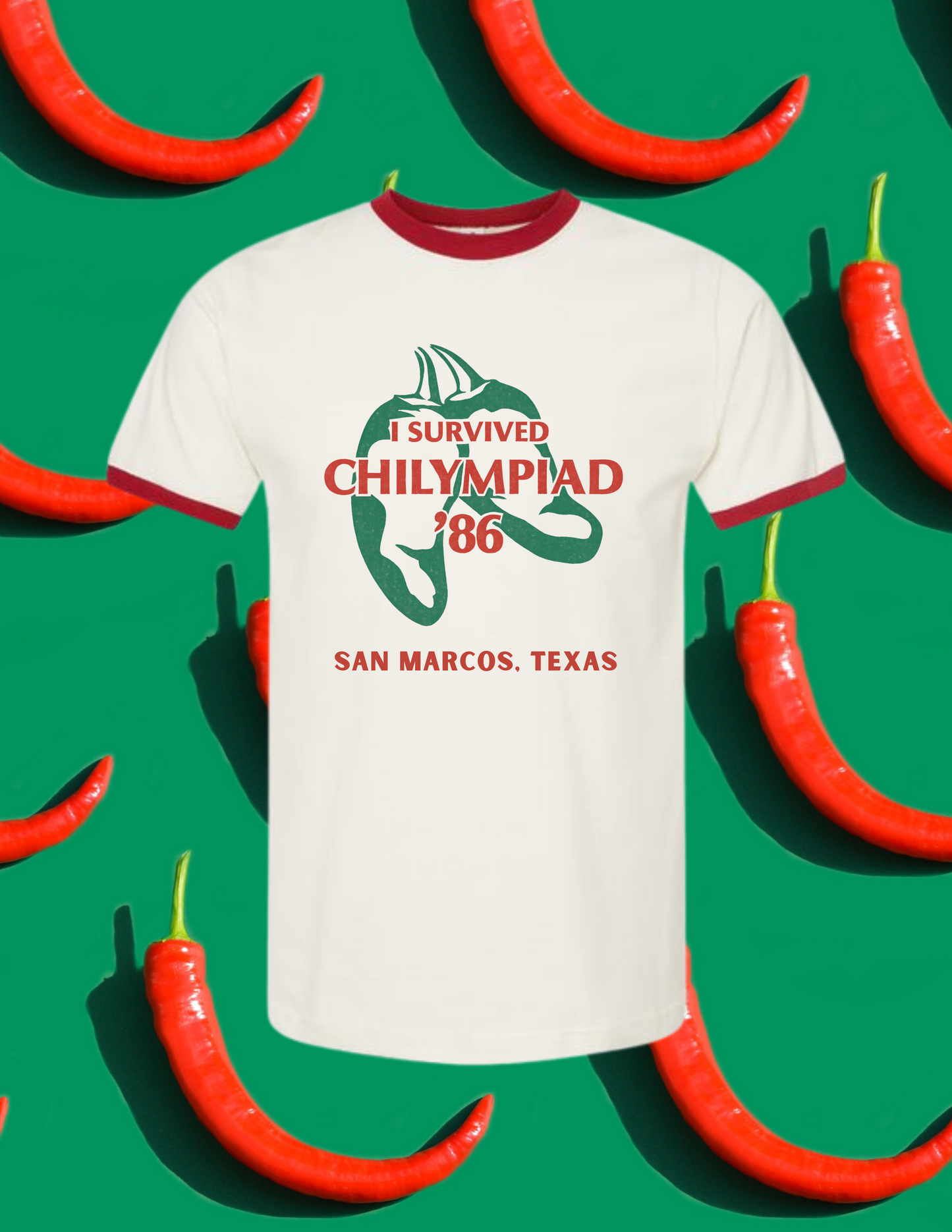 Chilympiad '86 Survivor Tee