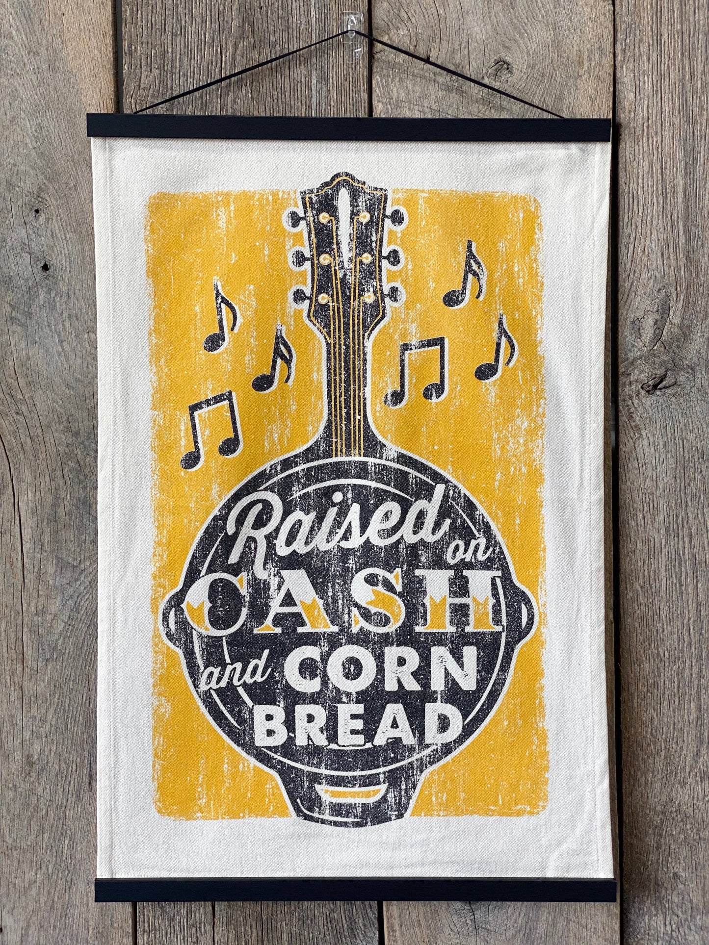 Raised on Cash and Cornbread - Kitchen Towel