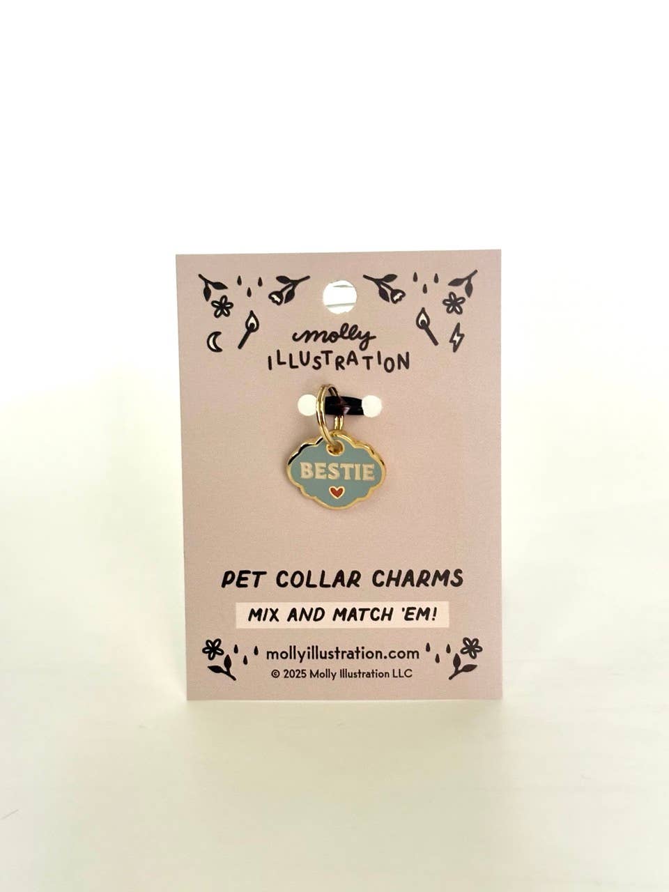 Bestie Pet Collar Charm