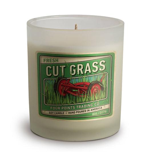 Fresh Cut Grass 8 oz Soy Candle