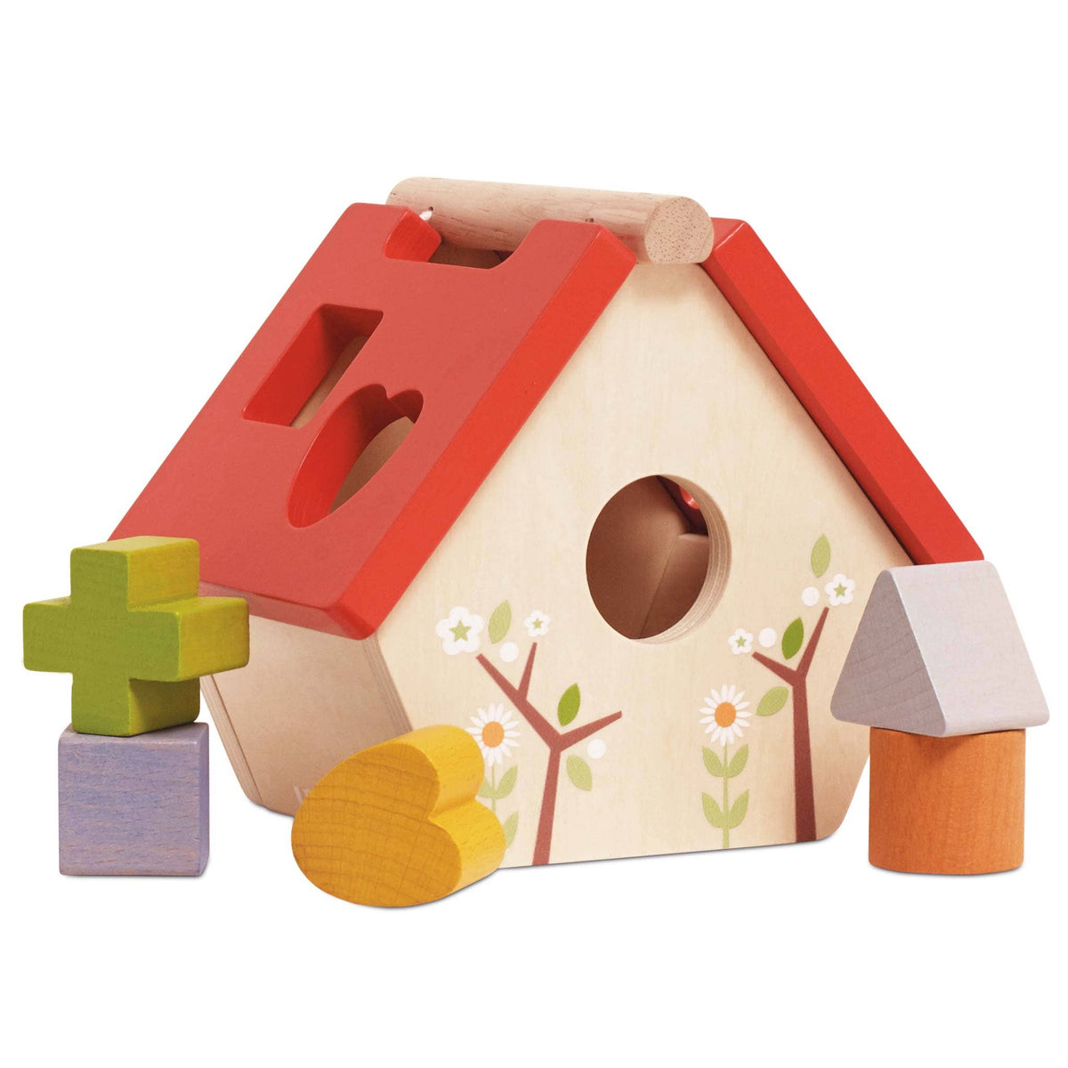 Woodland Bird House Shape Sorter