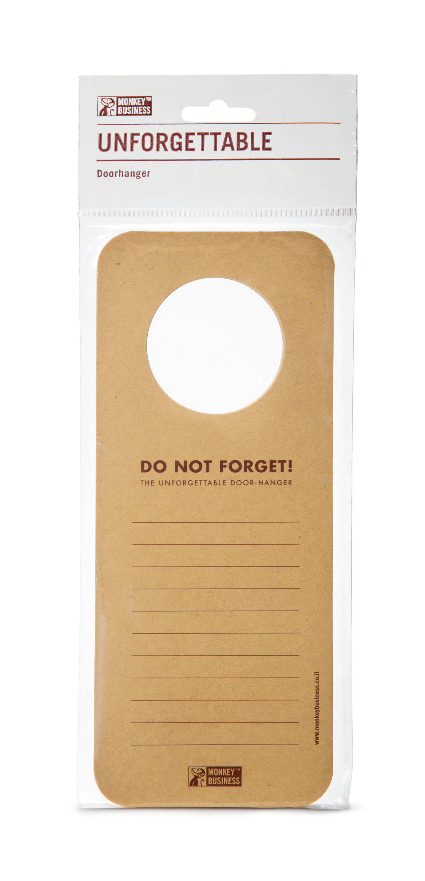 Unforgettable Doorhanger | Door Hanging Reminder Pad