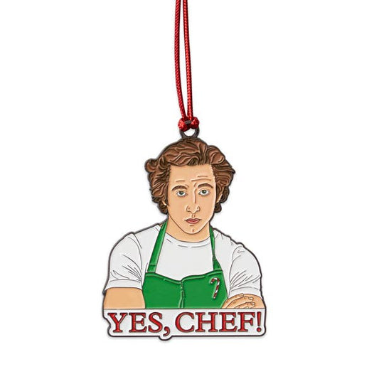 Yes, Chef! Enamel Ornament