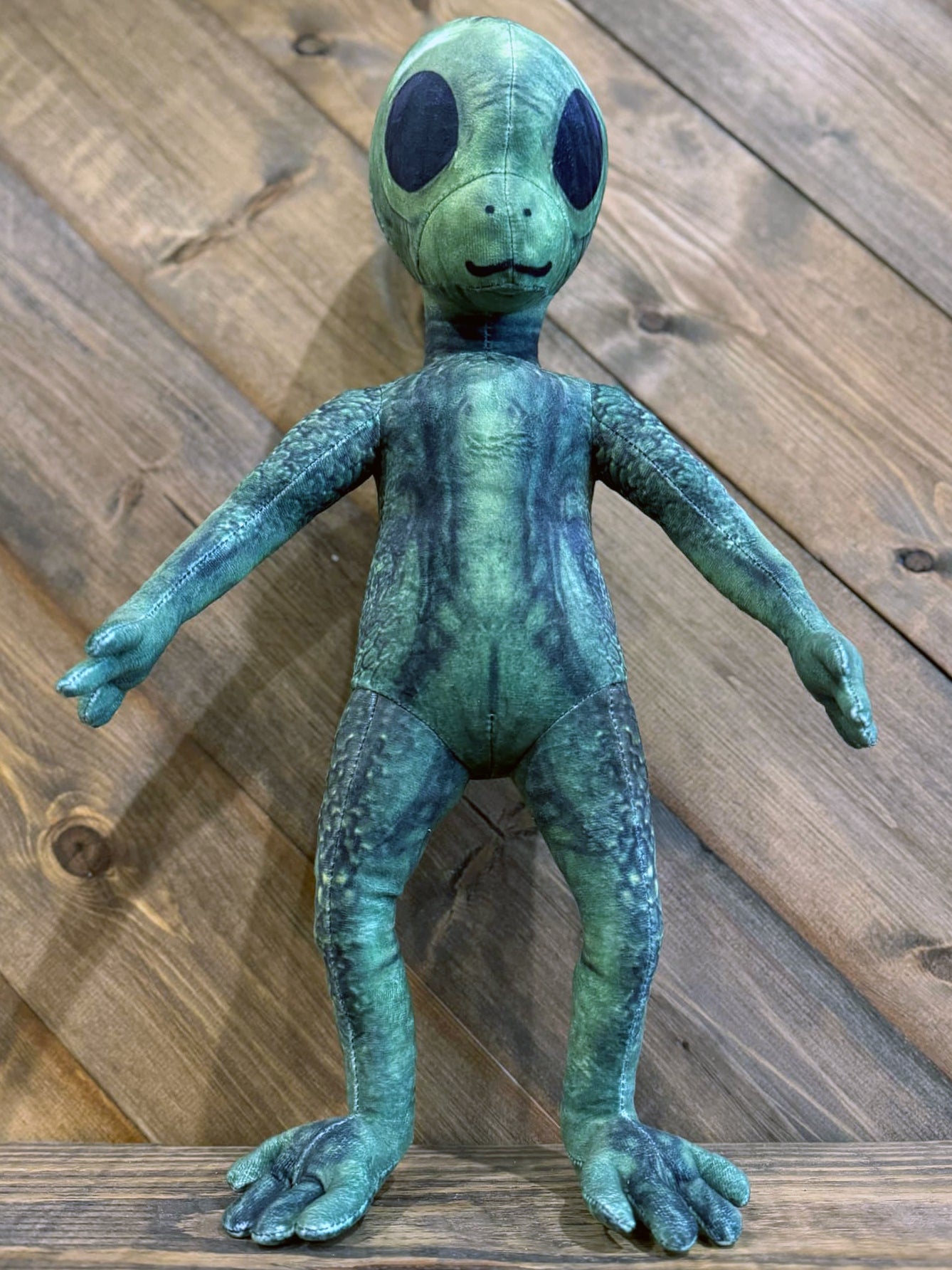 Green Alien Plush 18" Tall Stuffed Animal Space Toy