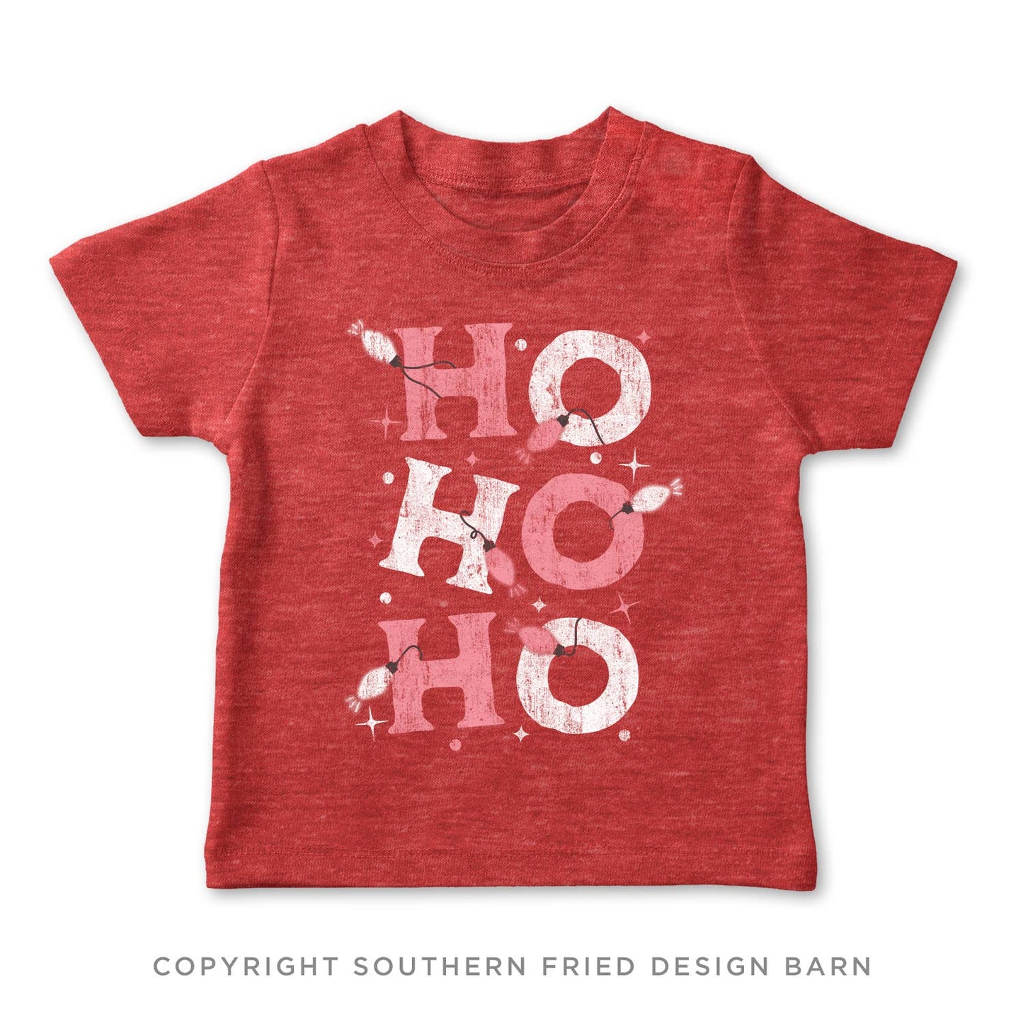 Ho Ho Ho Lightbulbs- Toddler Shirt