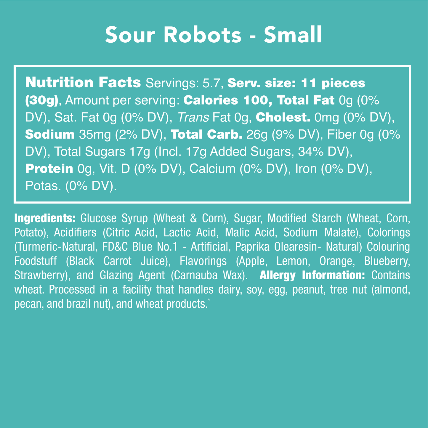 Sour Robot Gummies