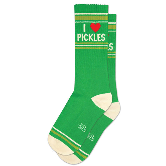 I ❤️ Pickles Gym Crew Socks