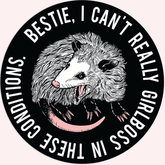 Bestie Possum Decal Sticker