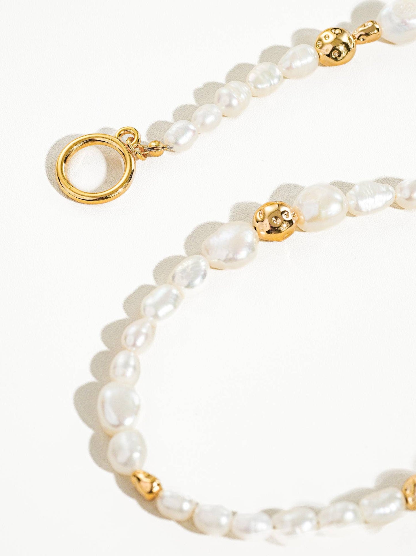 Penelope 18K Gold Natural Baroque Pearl Choker