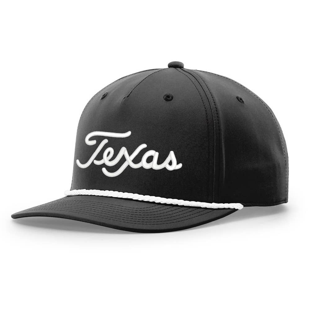 Texas Script Grandpa Rope 3D Embroidered Hat