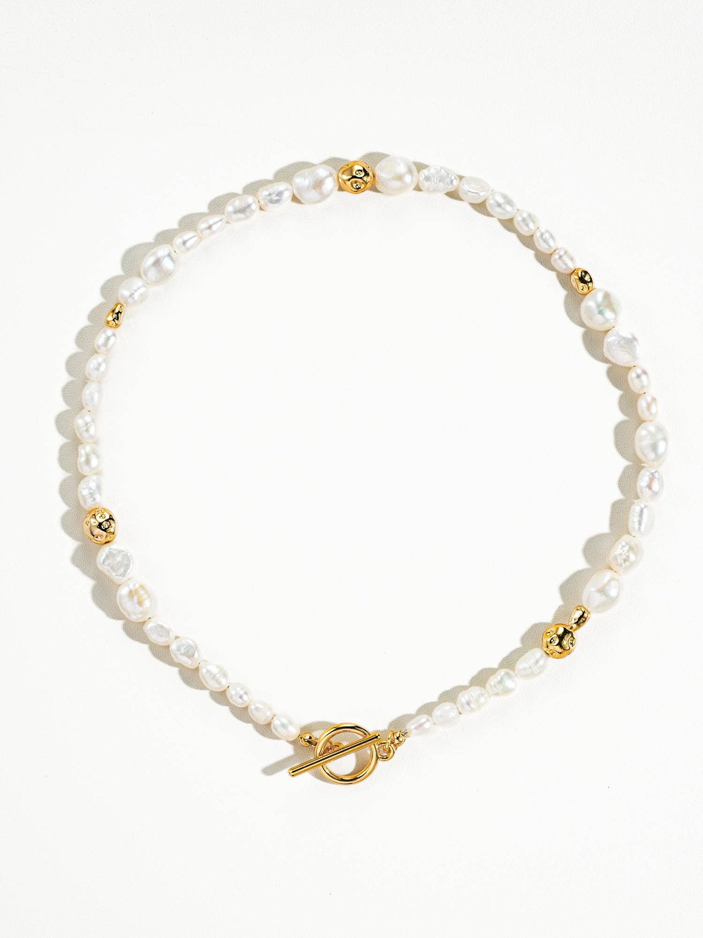 Penelope 18K Gold Natural Baroque Pearl Choker