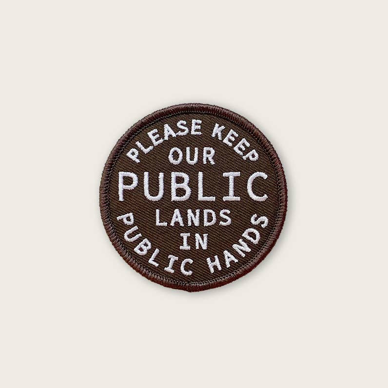 Keep Public Lands, in Public Hands - Iron on Patch
