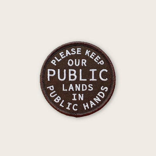 Keep Public Lands, in Public Hands - Iron on Patch