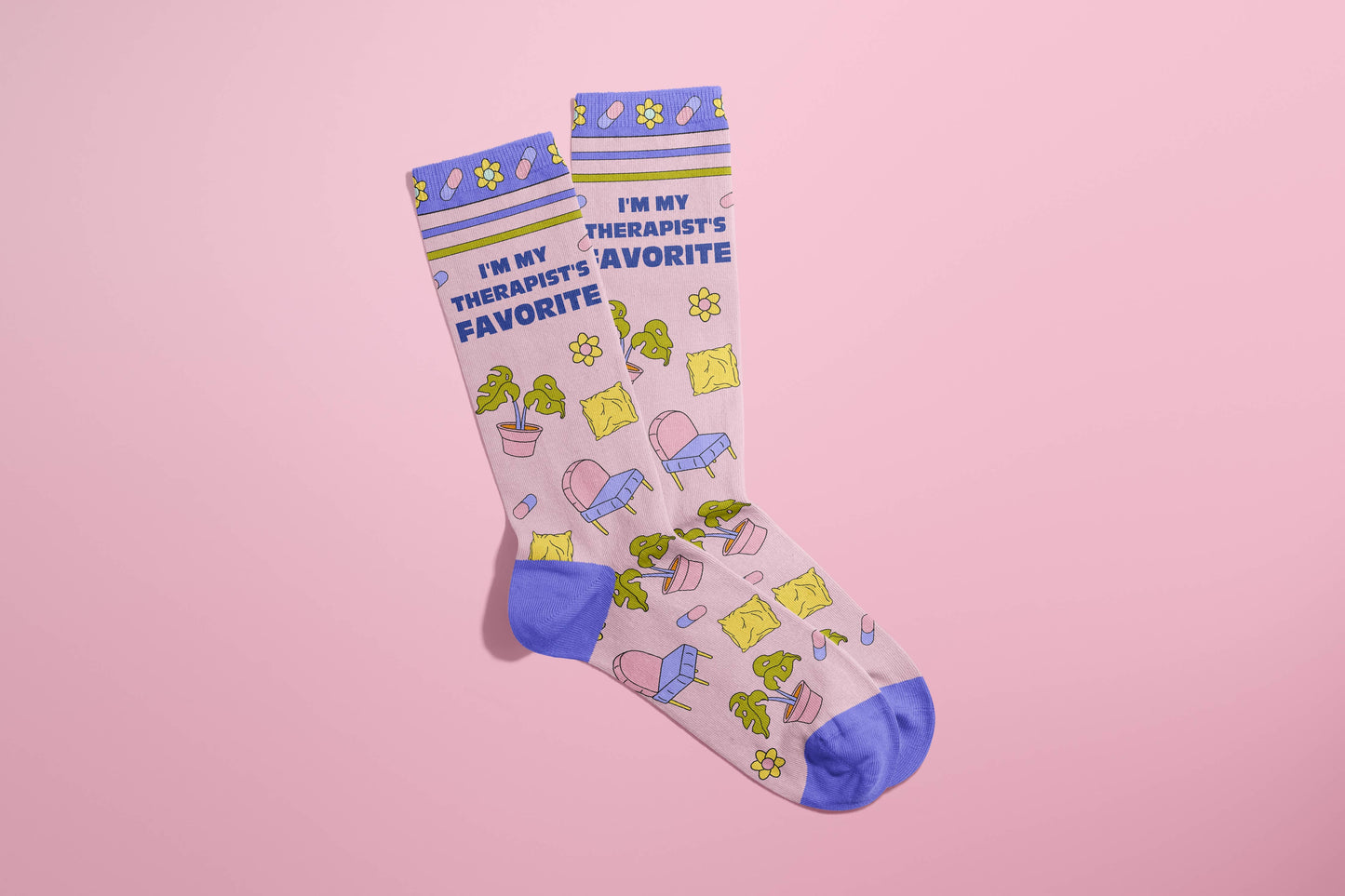 Therapists Favorite Socks (funny, mental health, stocking