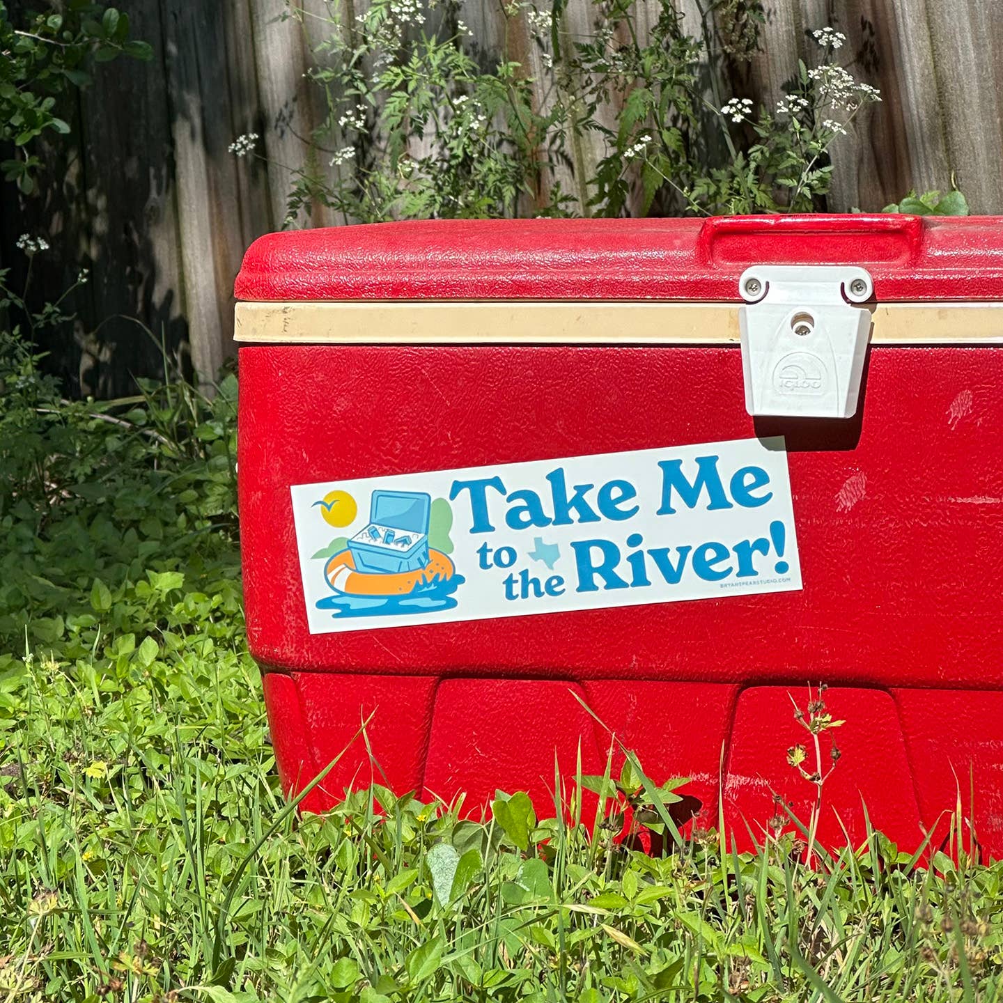 Take Me to the River Bumper Sticker