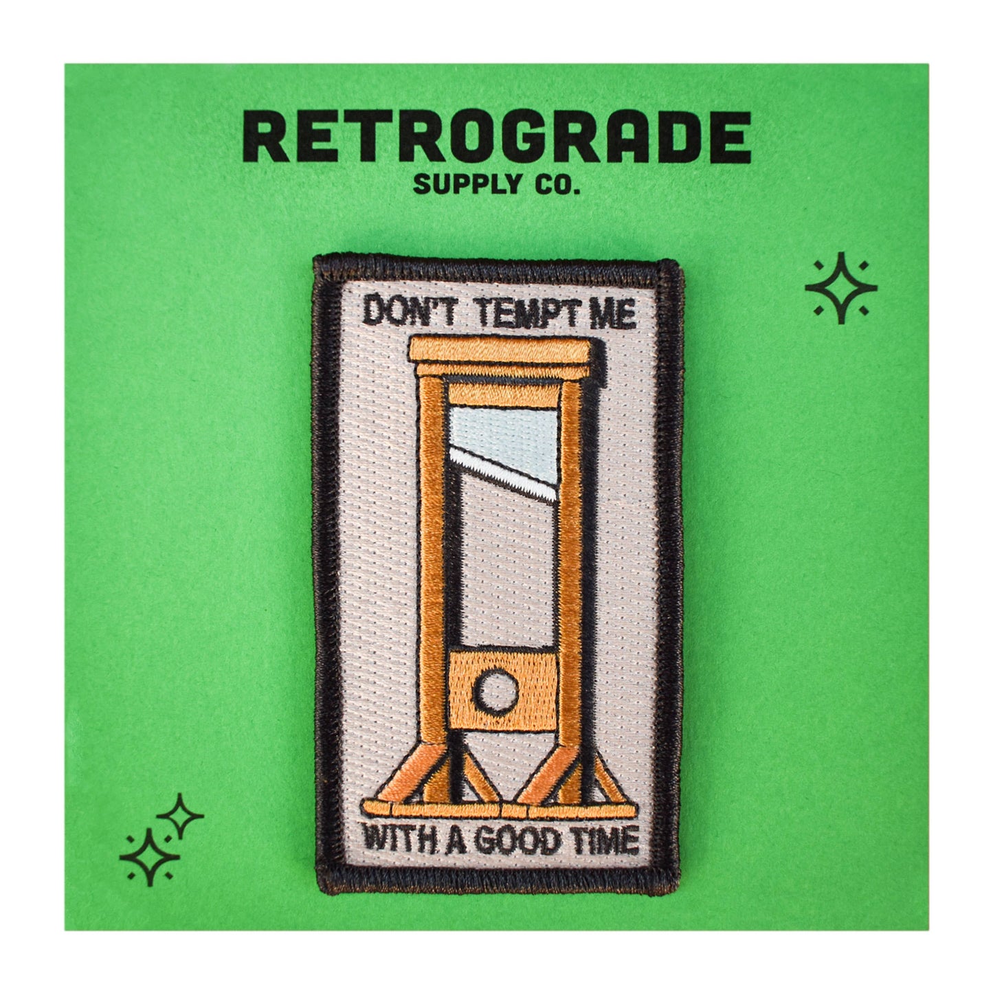 Don't Tempt Me (Iron-On Patch)