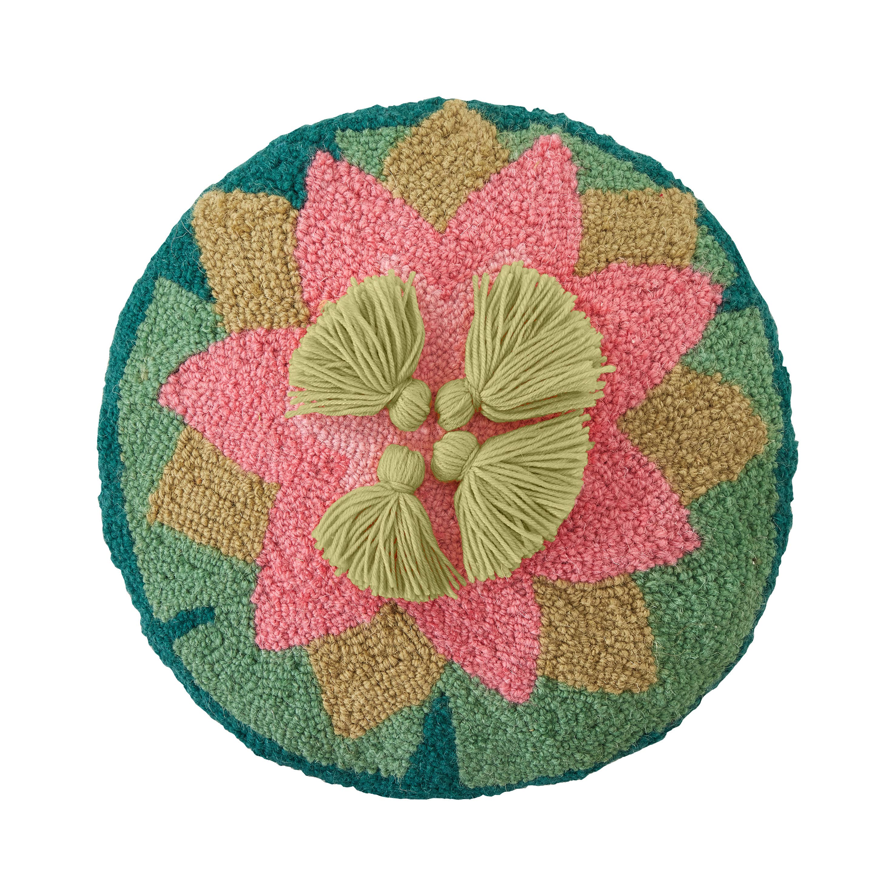 Jungalow No Mud No Lotus Hook Pillow