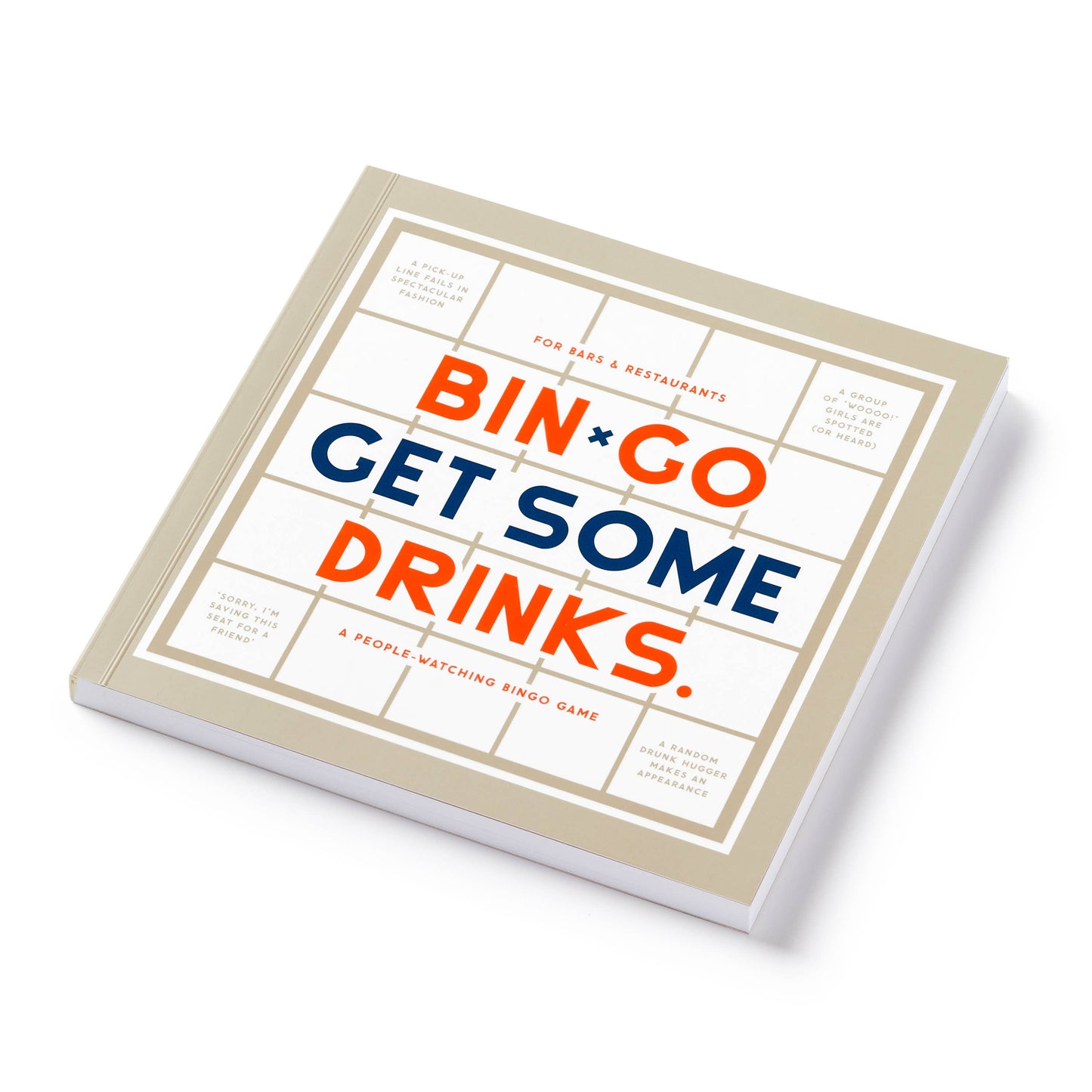 Bin-go Get A Few Drinks Bingo Book