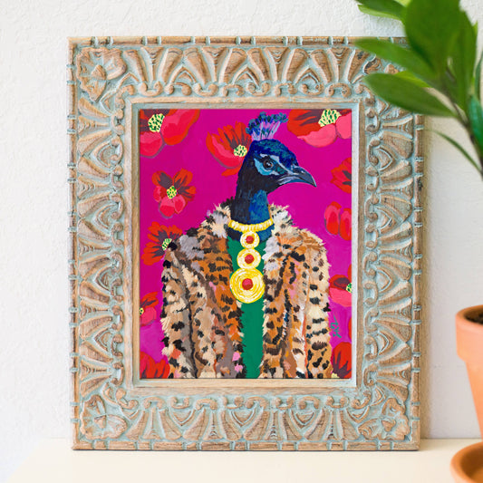 8" x 10" Fabulous Peacock Fine art Print