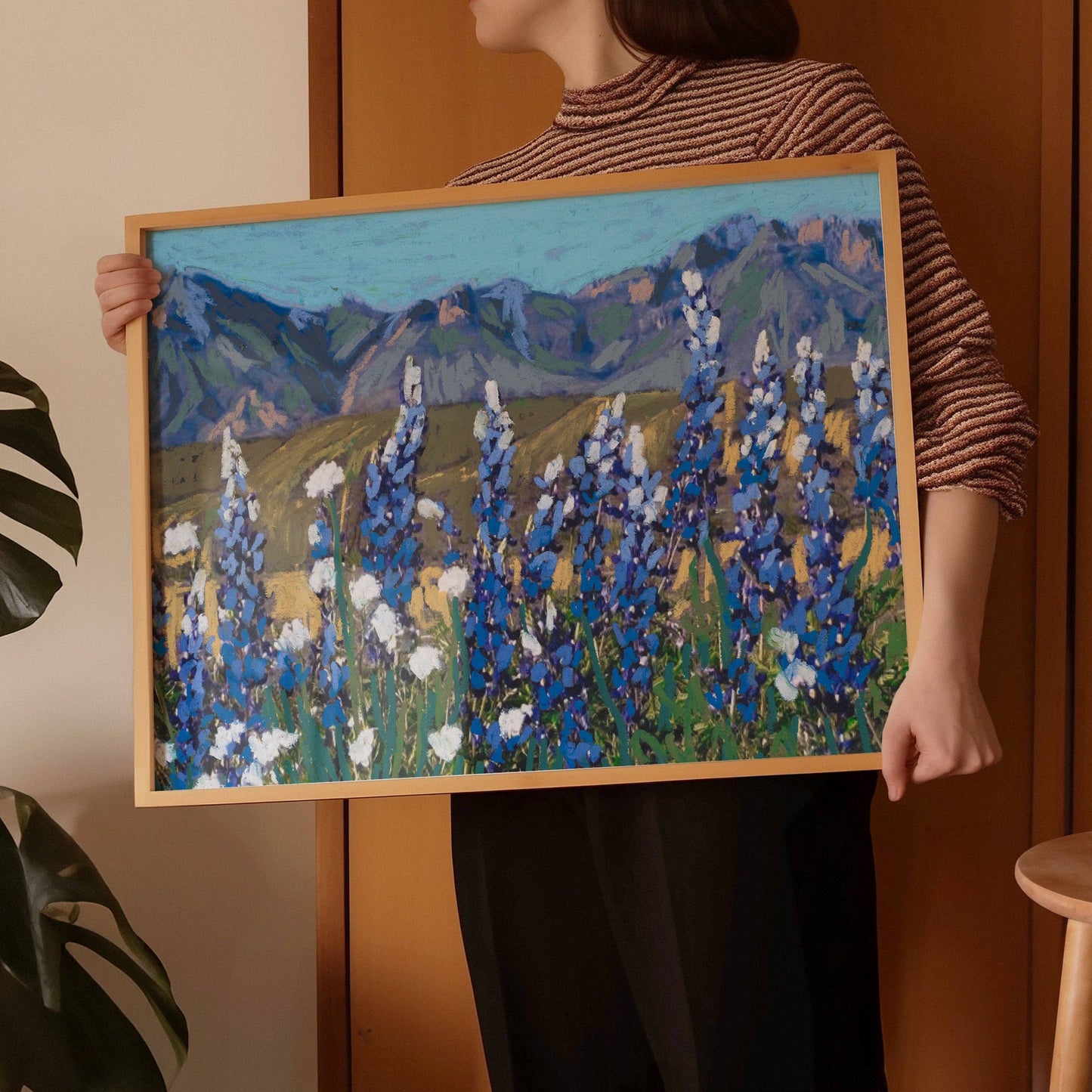 Bluebonnets Big Bend National Park Art Print: 11×14 inches