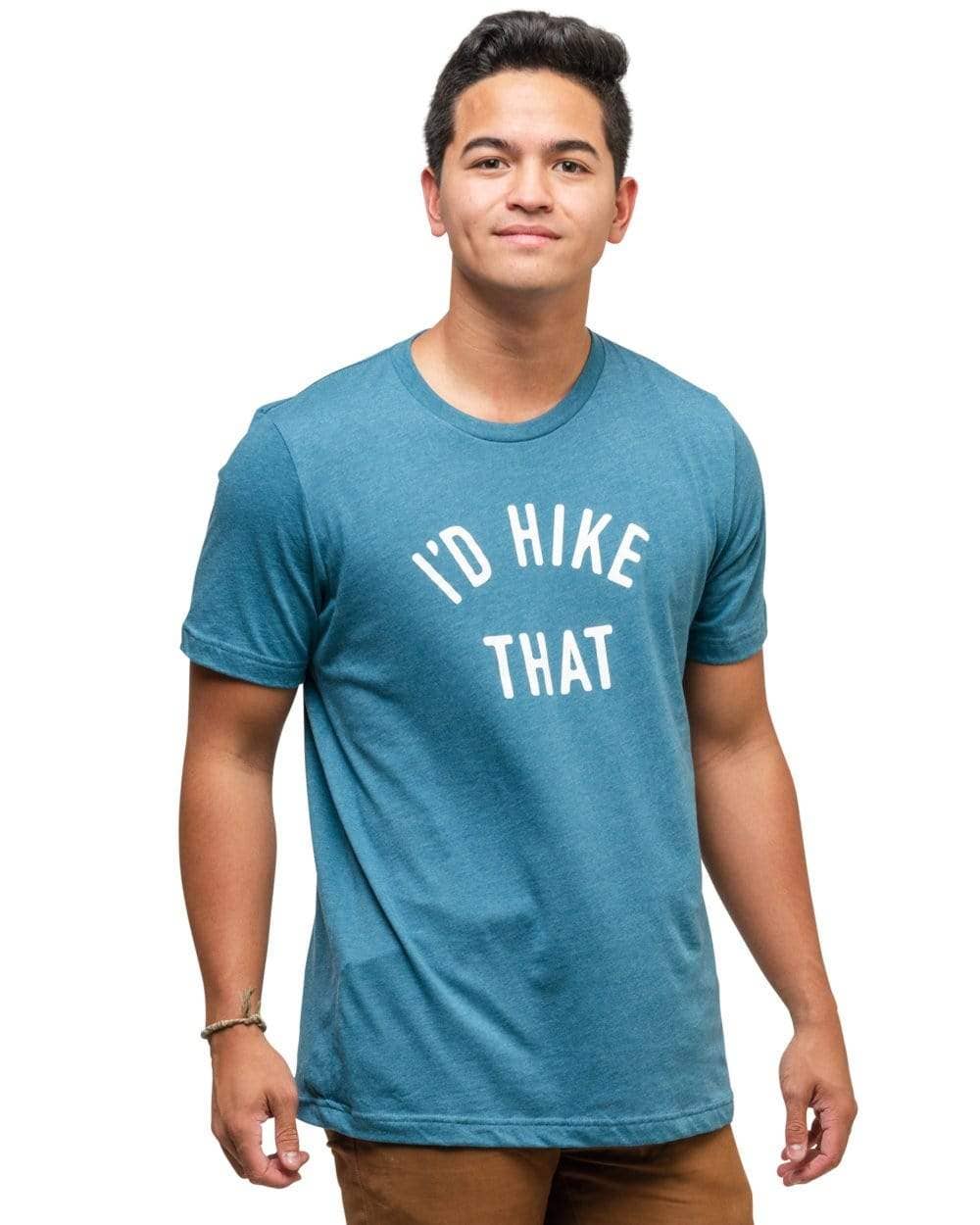 I'd Hike That Unisex Tee | Glacier Blue