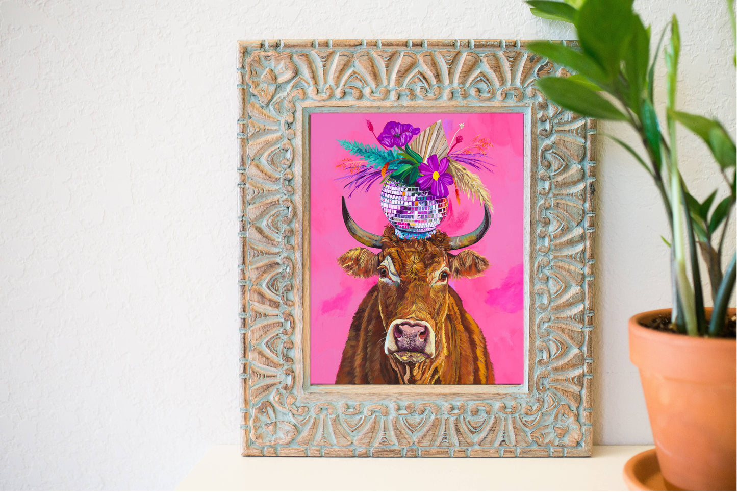 Disco Bull Fine Art Print