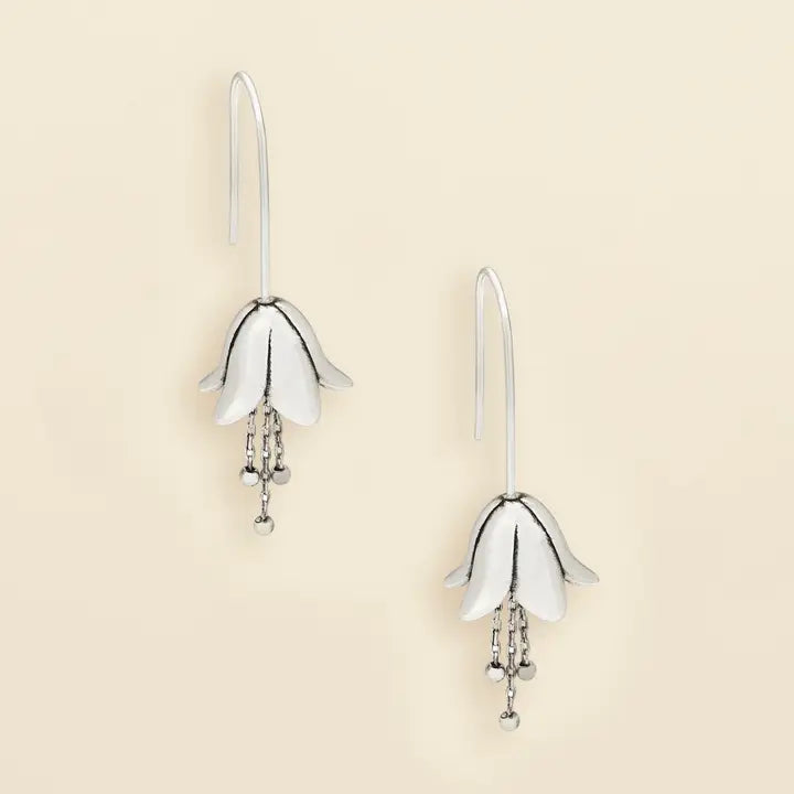 Refined Lily Drop Earring - Silver