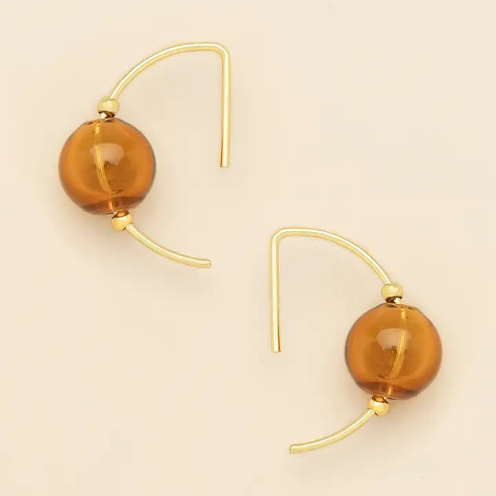 Refined Glass Earrings