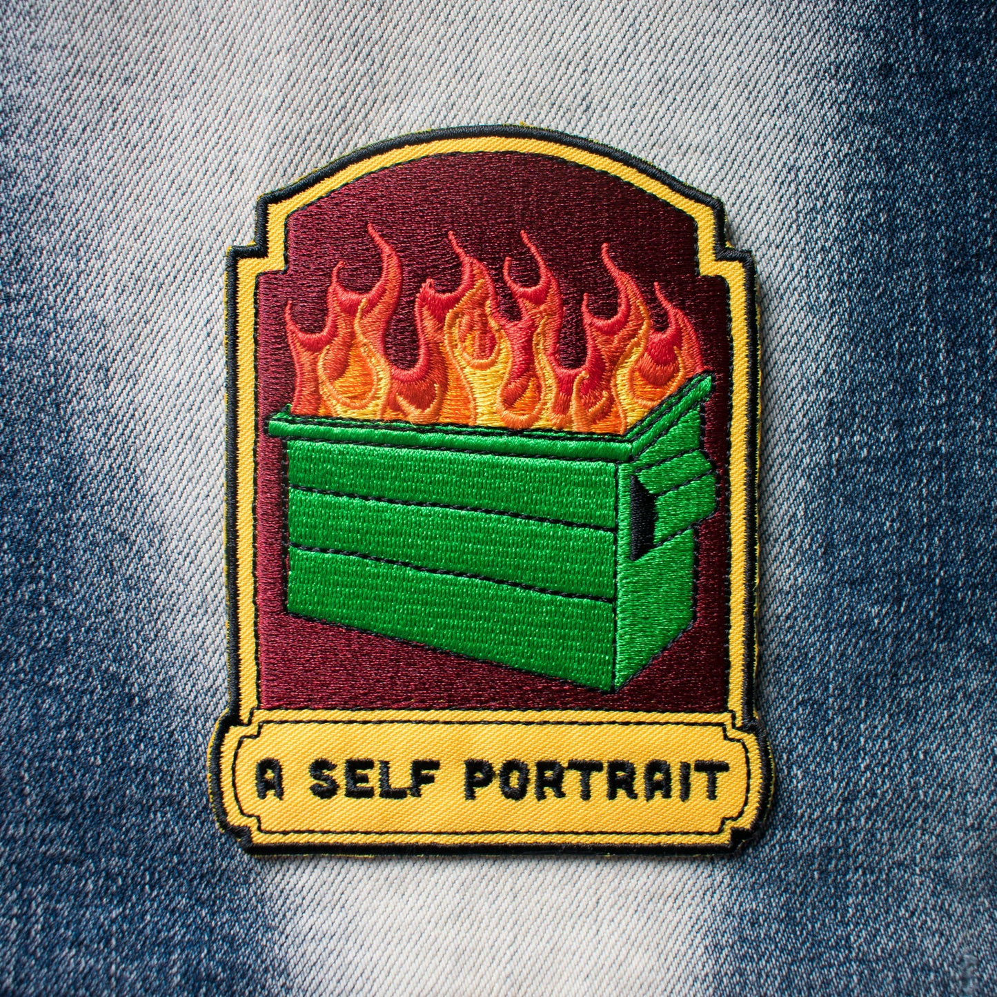 A Self Portrait (Iron-On Backing)