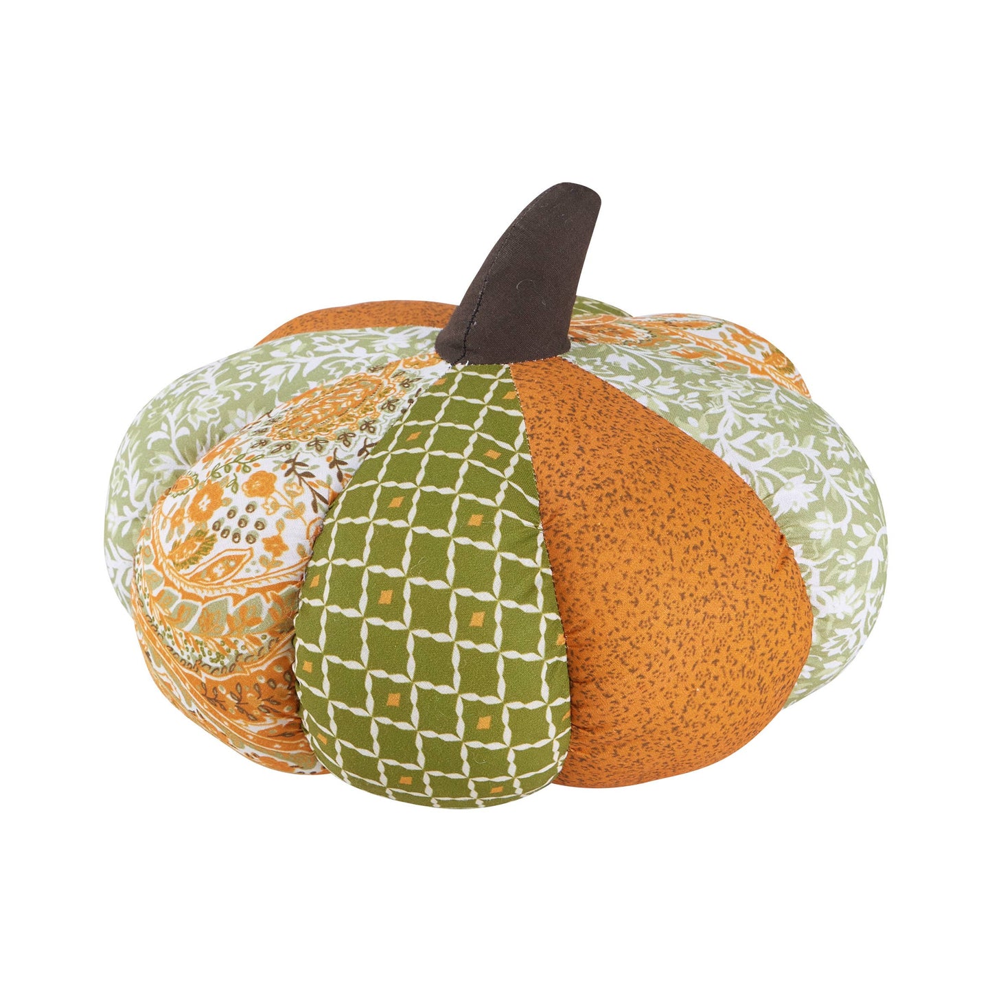 Shaped Patchwork Pumpkin Pillow