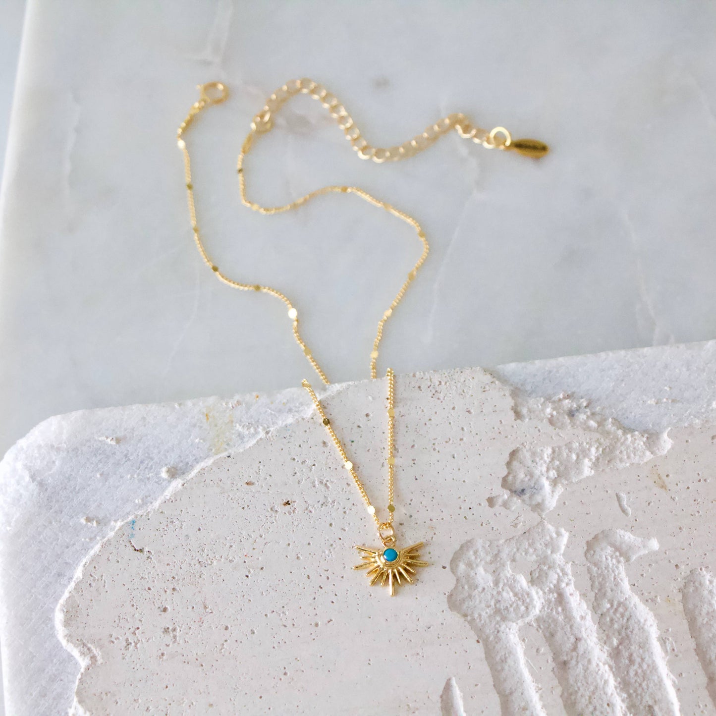 Turquoise Starburst Necklace